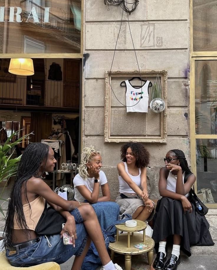 Group of girls in a supportive circle